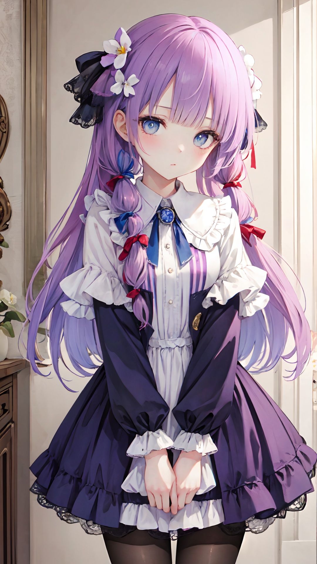 (masterpiece),(highest quality),(8k wallpaper),(highres:1.2),(an extremely delicate and beautiful),(extremely detailed),Amazing,finely detail,

(loli,little girl:1.35),(patchouli knowledge:1.2), face focus, blush,medium_breasts,disgusted,
(all fours:1.3),pov,fisheye,
(extremely detailed CG unity 8k wallpaper),(masterpiece), (best quality), (ultra-detailed), (best illustration),(best shadow), (sharp eyeliner, eyeshadow, detailed eyes:1.1), (cowboy shot:1.1), bedroom background ,BREAK tokarev,
pantyhose,