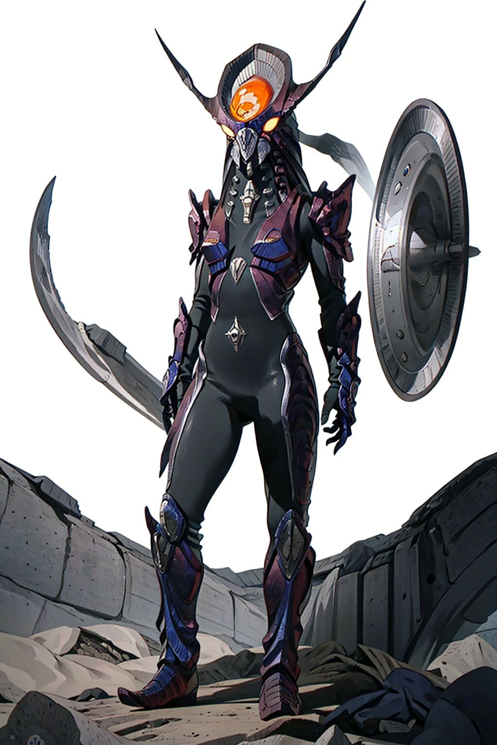 (masterpiece:1.3), (the best quality:1.2), (super fine illustrations:1.2), (Masterpiece), high quality, high detail,((white background:1.2)), looking at viewer, (SOLO:1.4),outline,,simple background,horns,gloves,armor,spikes,weapon,full armor,helmet,mask,cover,gauntlets,shoulder armor,breastplate,monster,solo, armor, helmet