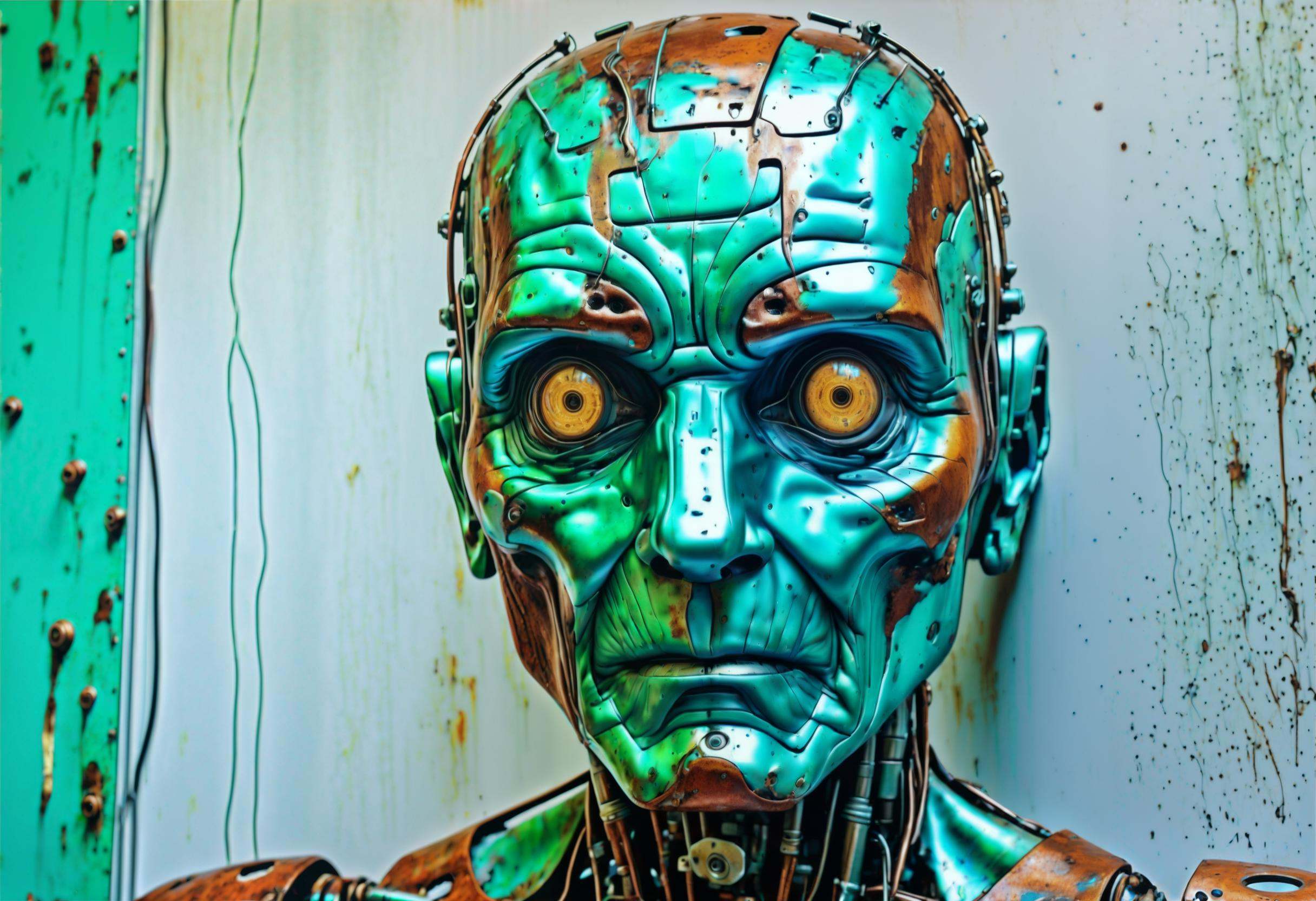 HDR photo of RAW photo,  patina metal skin,  pms style on Tensor.Art