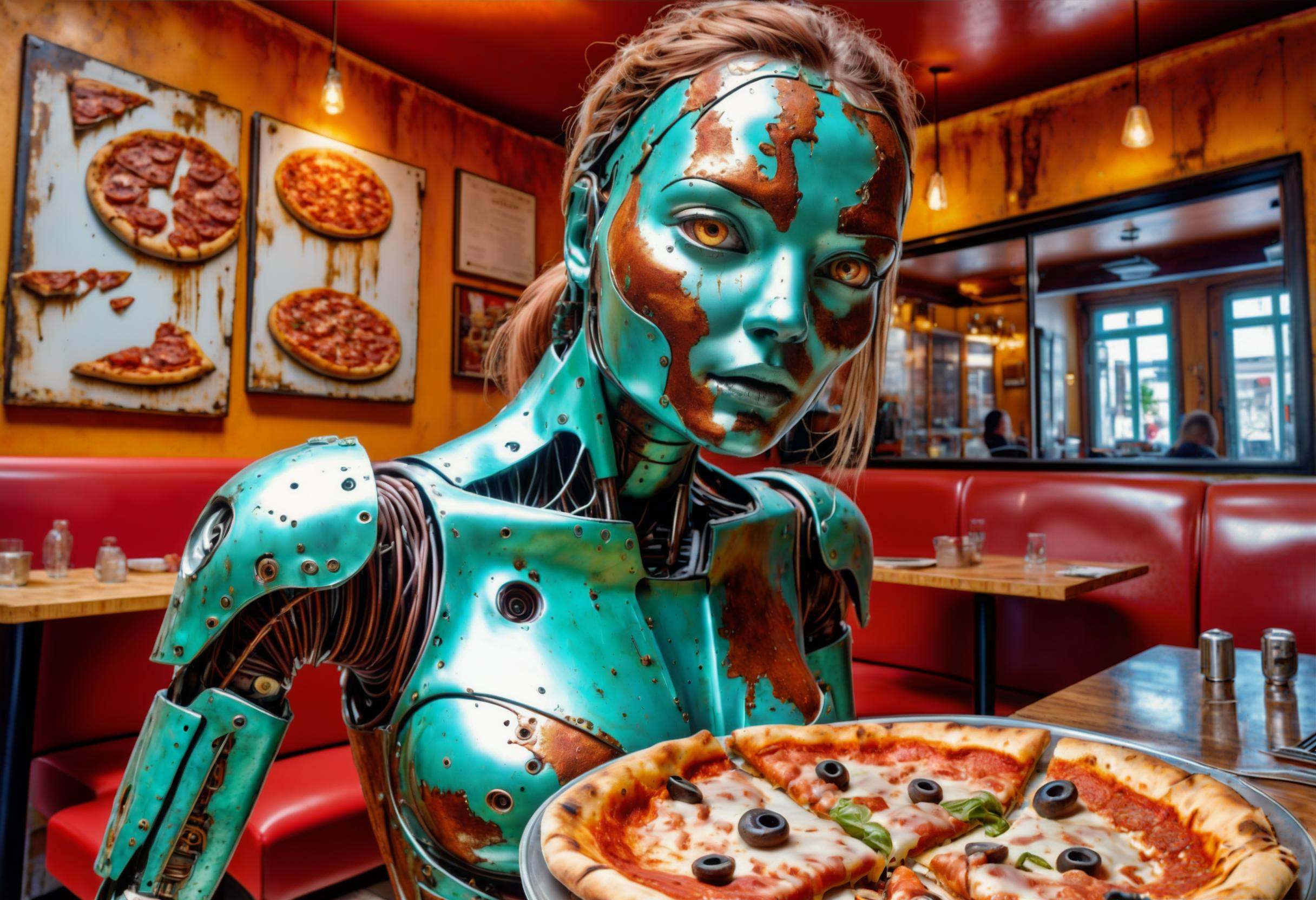 HDR photo of RAW photo,  patina metal skin,  pms style on Tensor.Art