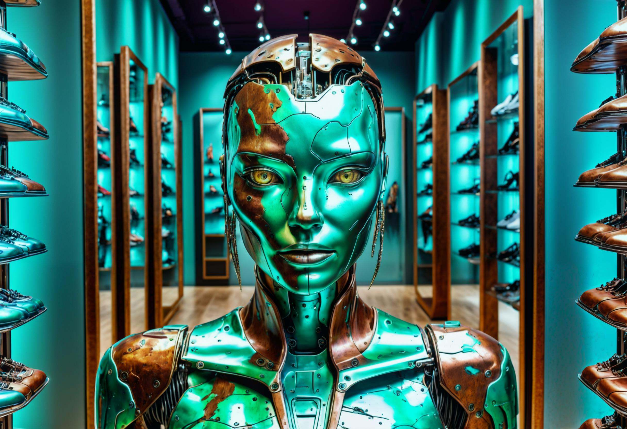 HDR photo of RAW photo,  patina metal skin,  pms style on Tensor.Art