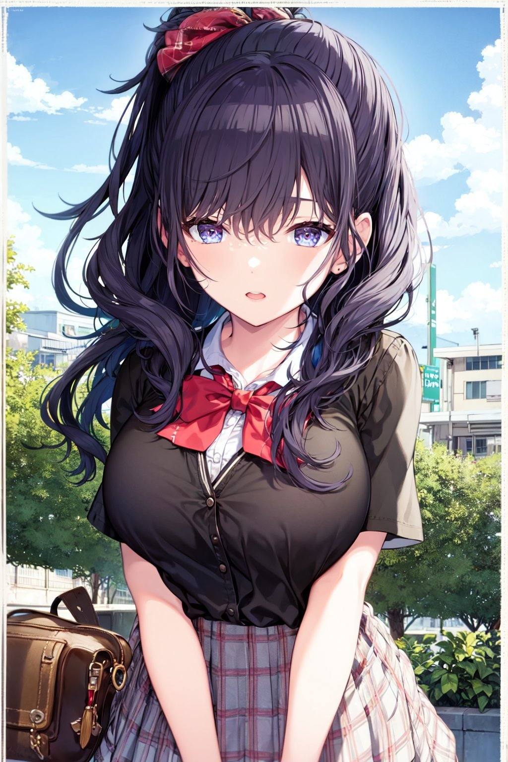 1girl,  iom ,  school uniform on Tensor.Art