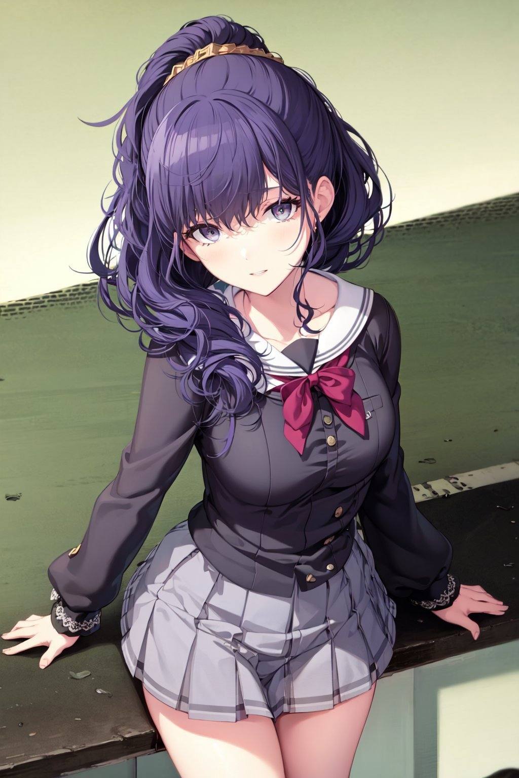 iom,  1girl,  school uniform on Tensor.Art