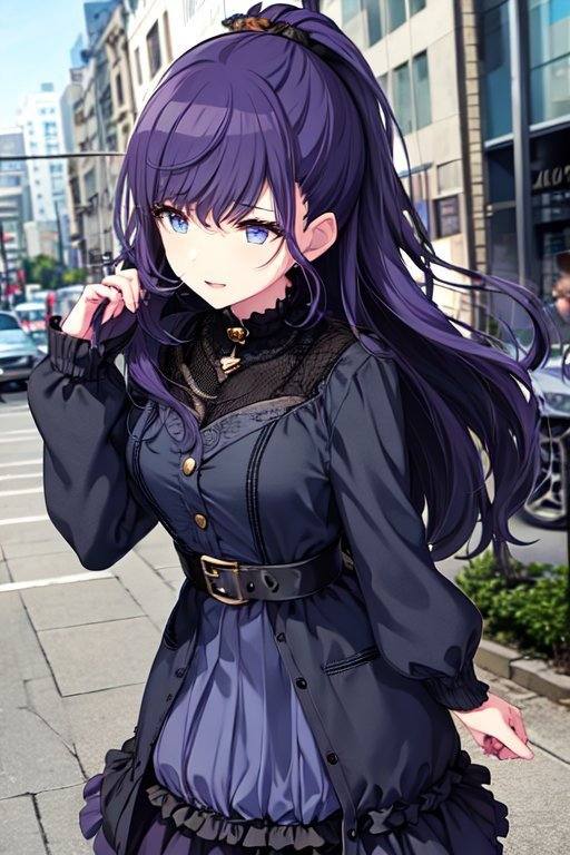 iom,  1girl,  street on Tensor.Art