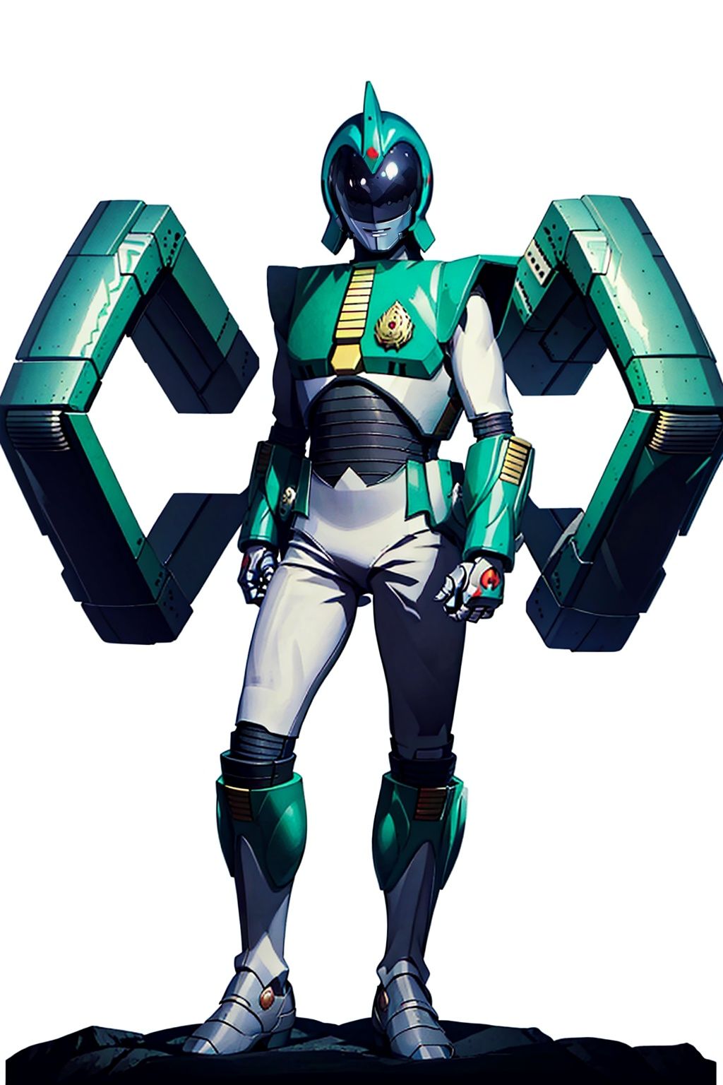 (masterpiece:1.3), (the best quality:1.2), (super fine illustrations:1.2), (Masterpiece), high quality, high detail,((white background:1.2)), looking at viewer, (SOLO:1.4),outline,,simple background,mecha,robot,breastplate,armor,shoulder armor,gauntlets,cover,mask,helmet