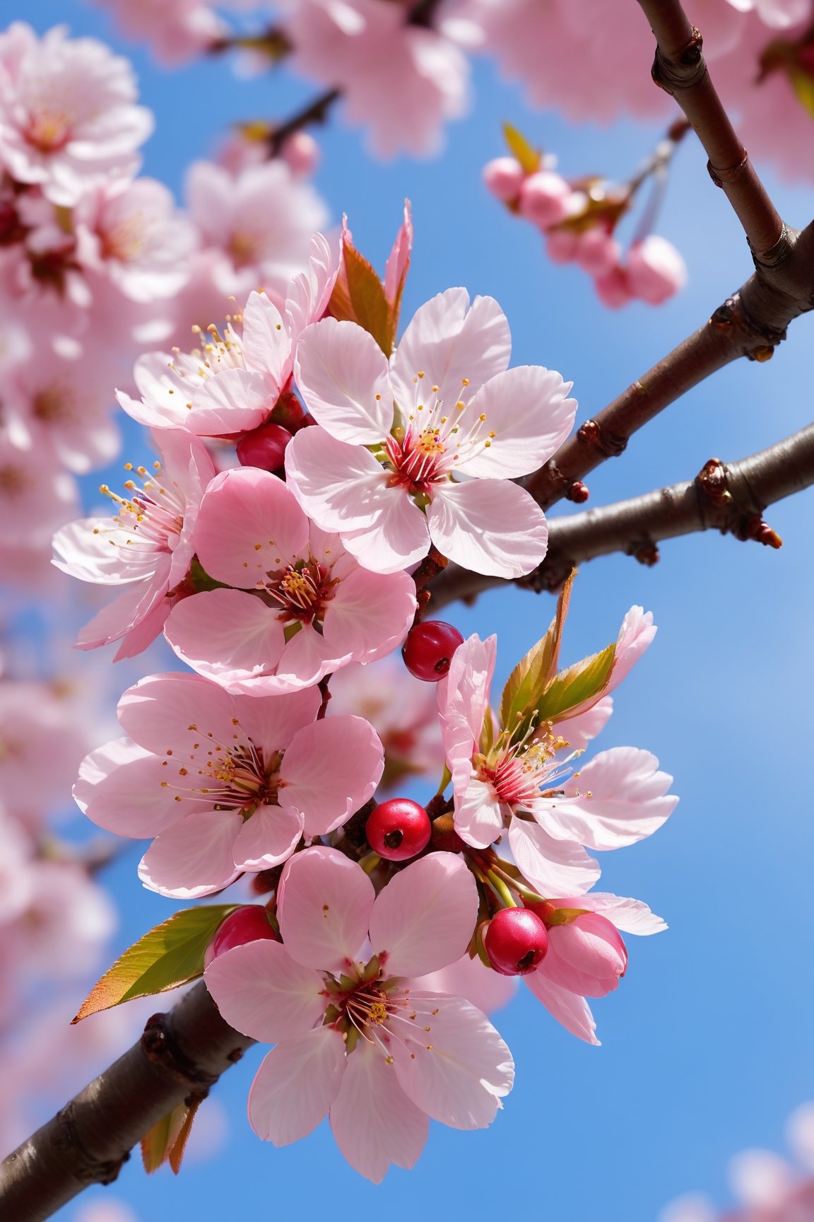 ultra-detailed,  cherry tree,  cherry flower on Tensor.Art