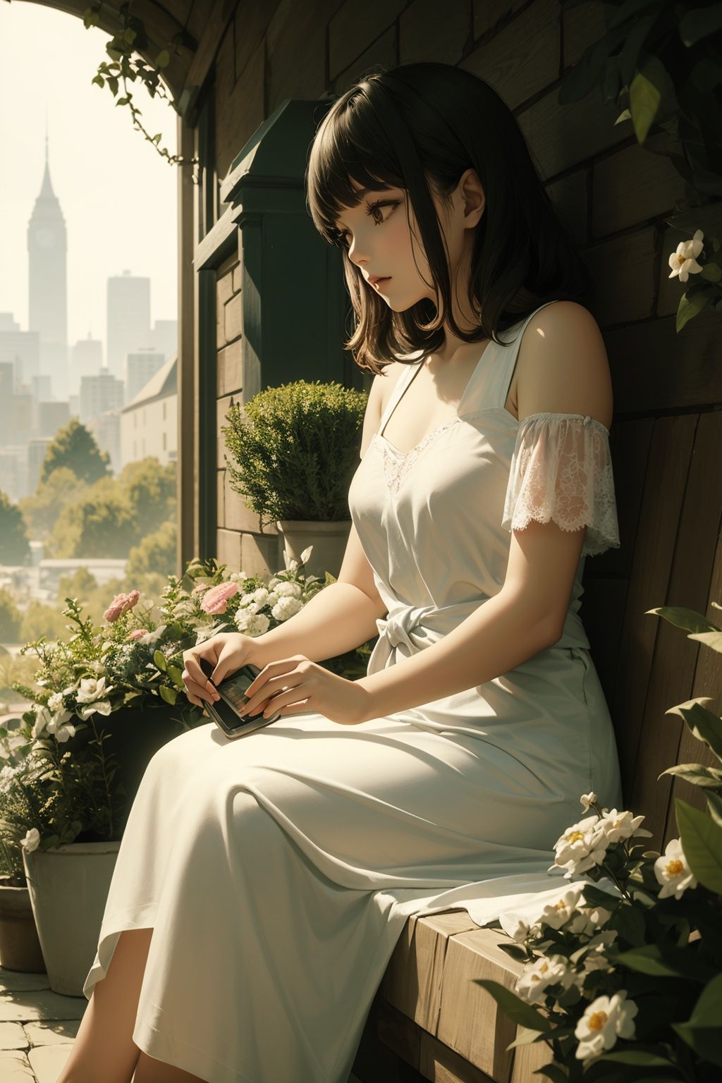 (((masterpiece,  best quality))),  1girl on Tensor.Art