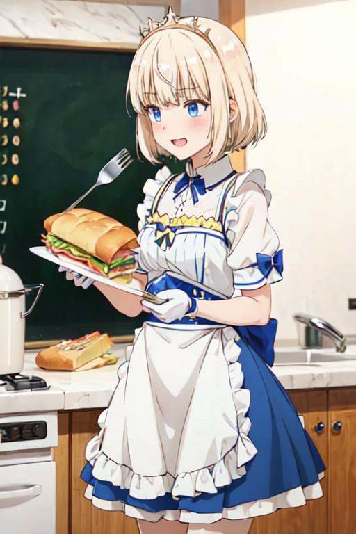 animemia,  apron,  cooking on Tensor.Art