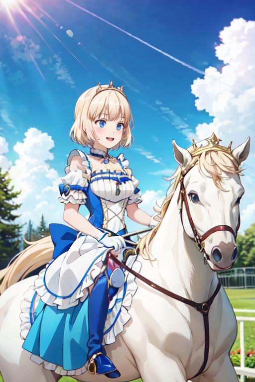 animemia,  horse riding on Tensor.Art