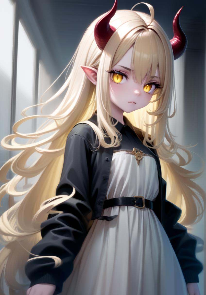 1girl,  long hair,  blonde hair on Tensor.Art