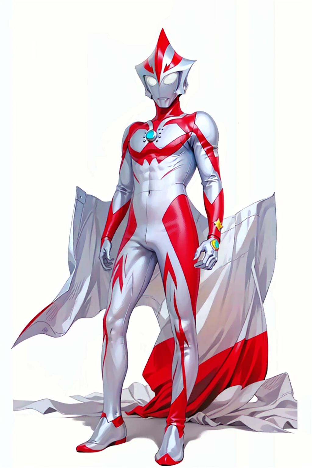 (masterpiece:1.3), (the best quality:1.2), (super fine illustrations:1.2), (Masterpiece), high quality, high detail,((white background:1.2)), looking at viewer, (SOLO:1.4),outline,,simple background,gem, alien, bodysuit, plugsuit,cover,mask, helmet, 