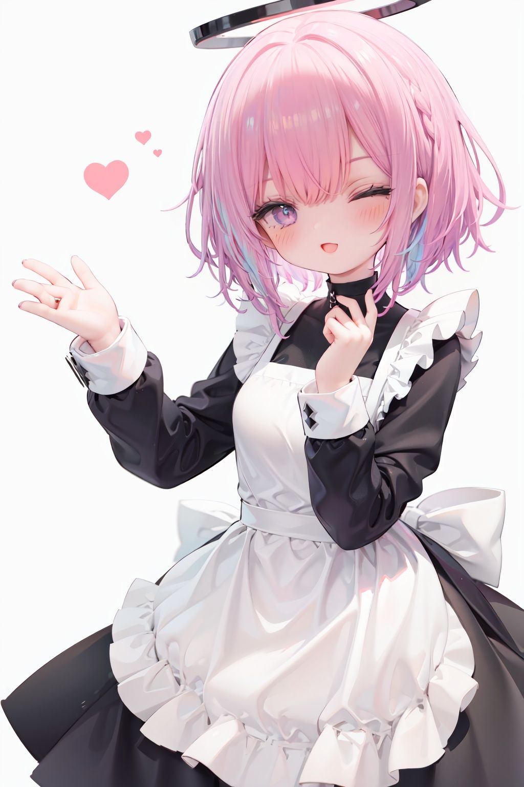 1girl,  solo,  apron on Tensor.Art