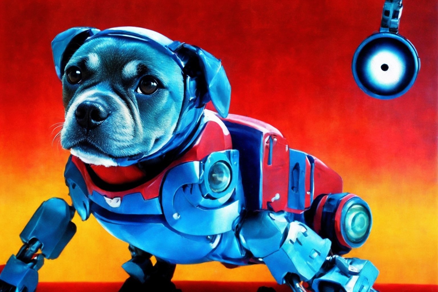 cachorro,  sci fi,  robotic on Tensor.Art