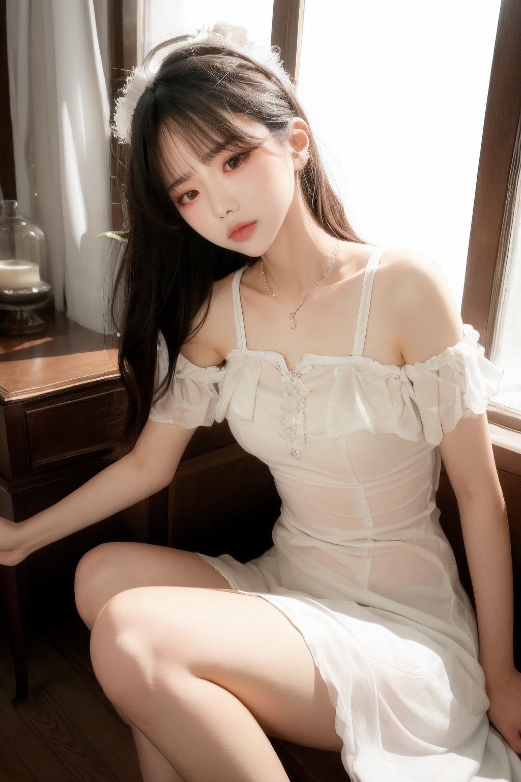 1girl,  elegant,  lazy by SUMMELIYEAR on Tensor.Art