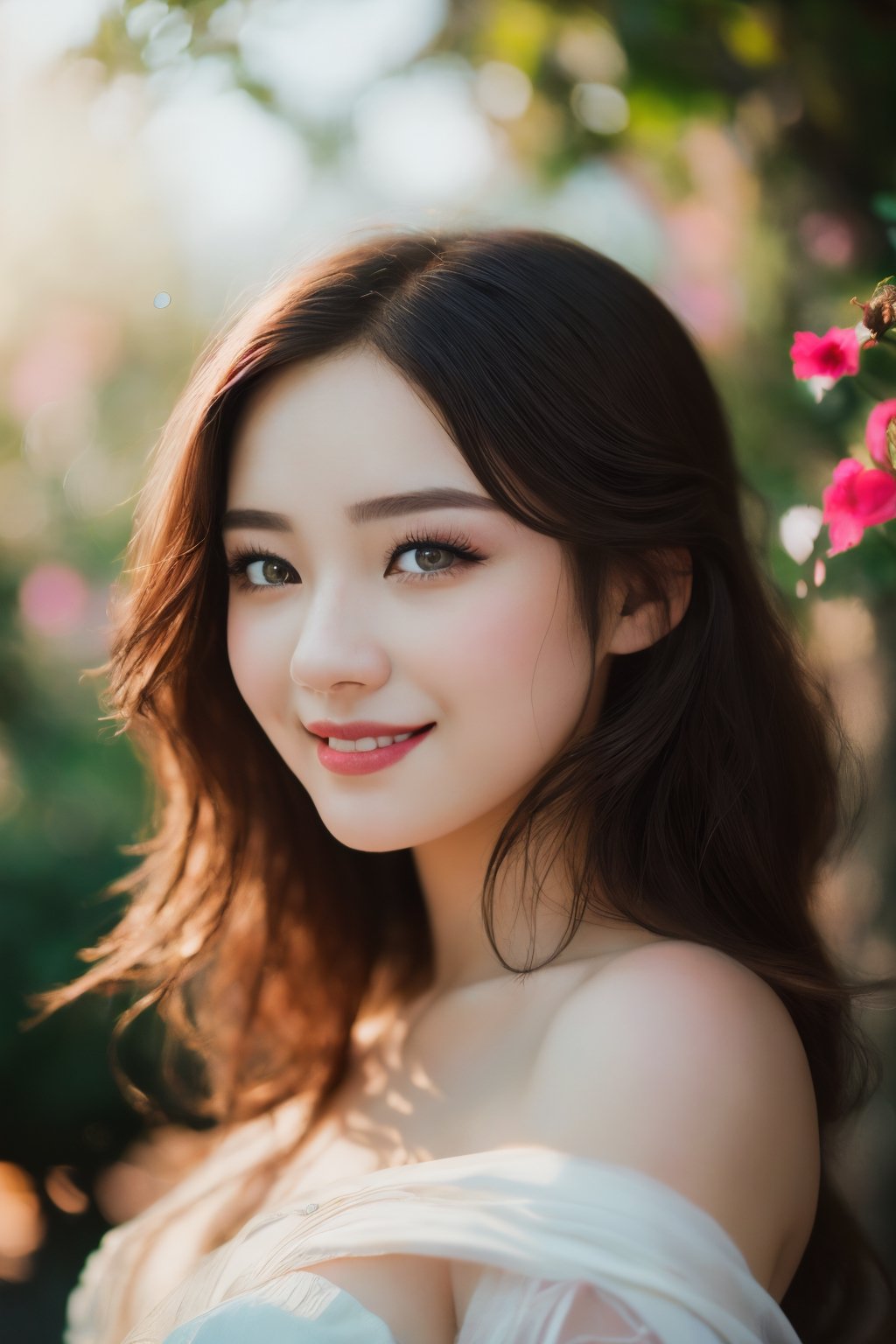 1girl,  korean,  cute smile on Tensor.Art