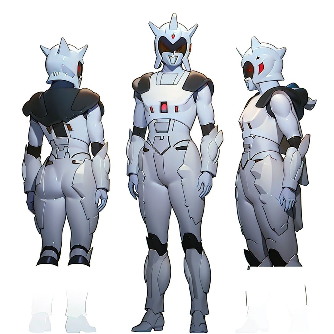 (masterpiece:1.3), (the best quality:1.2), (super fine illustrations:1.2), (Masterpiece), high quality, high detail,((white background:1.2)), looking at viewer, (SOLO:1.4),outline,,simple background,mecha,robot,breastplate,armor,shoulder armor,gauntlets,cover,mask,helmet