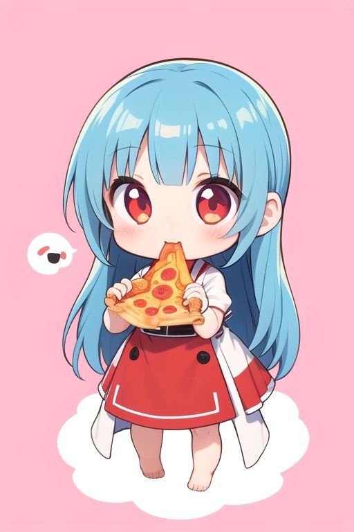 1girl,  ,  eating on Tensor.Art