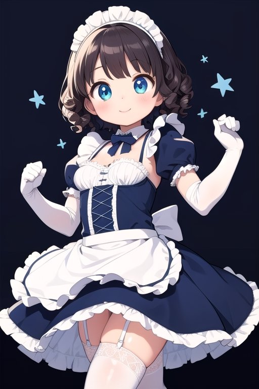 1girl,  kawaii,  smile on Tensor.Art
