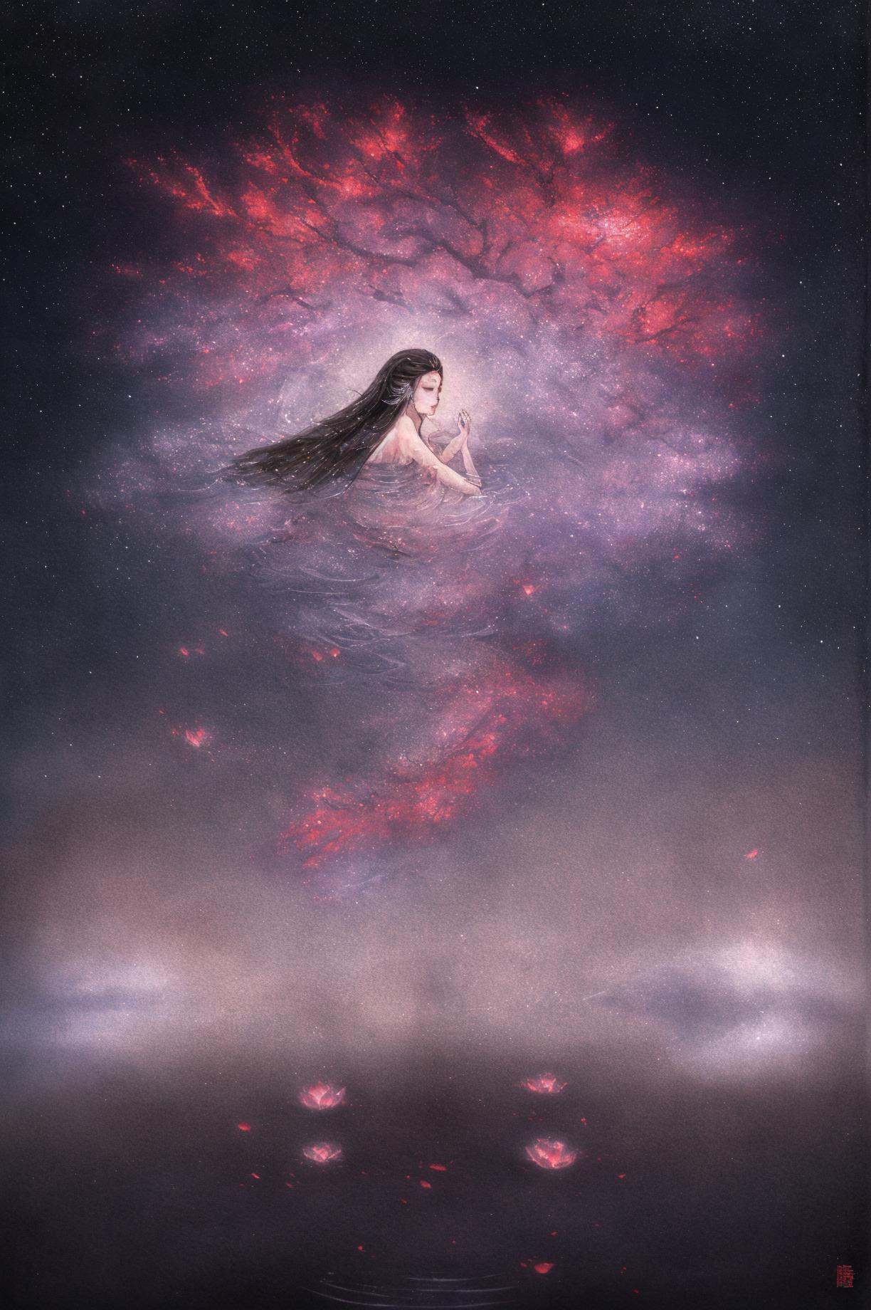 shanze,  solo,  long hair on Tensor.Art