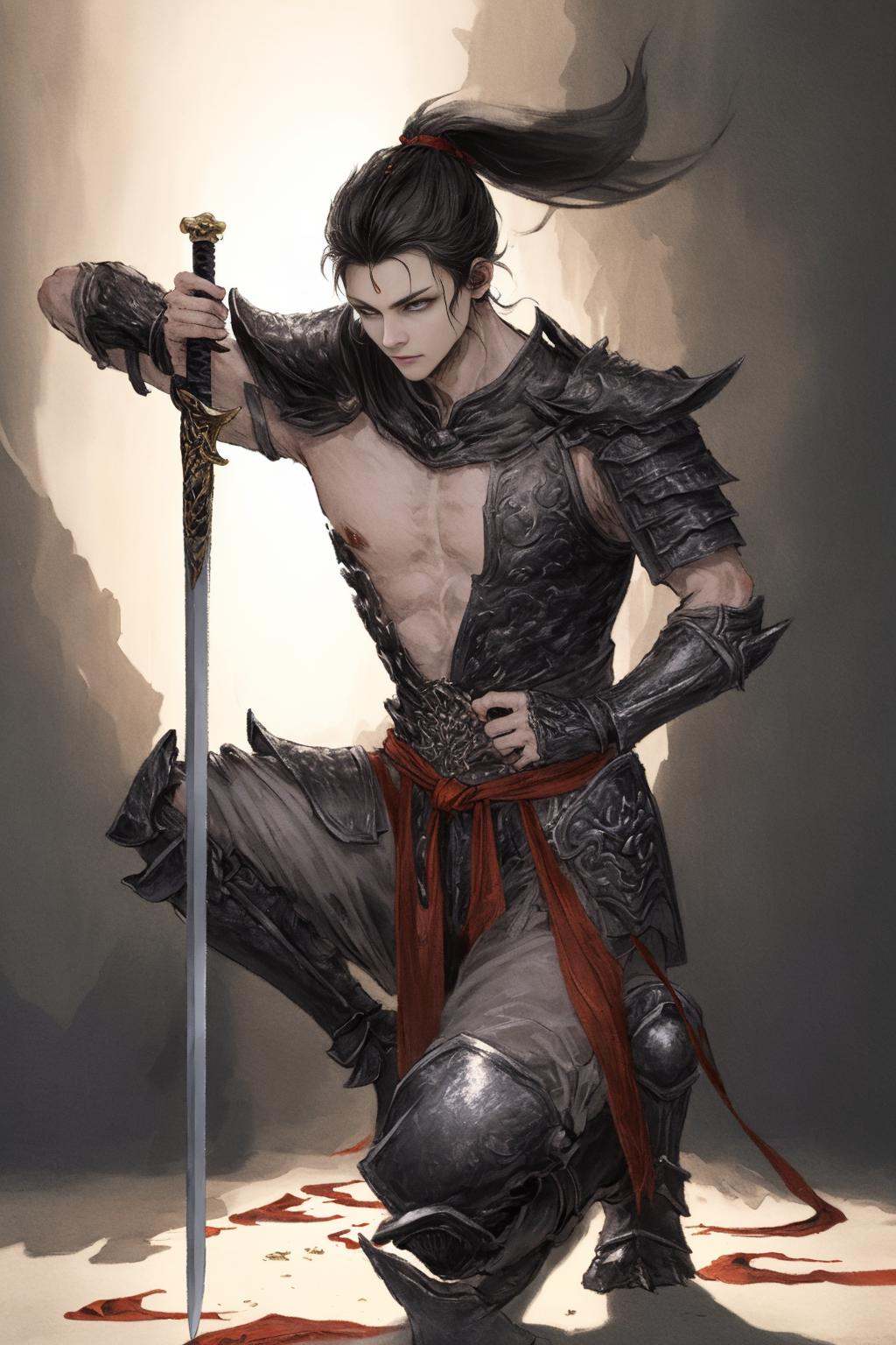shanzshanze,  weapon,  1boy on Tensor.Art