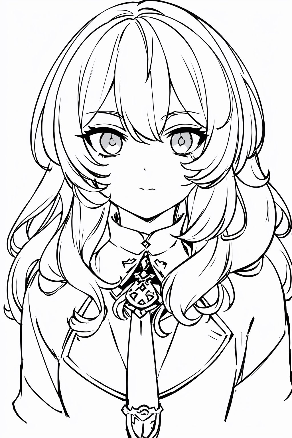 handsome tomboy,  LINEART,  MONOCHROME on Tensor.Art
