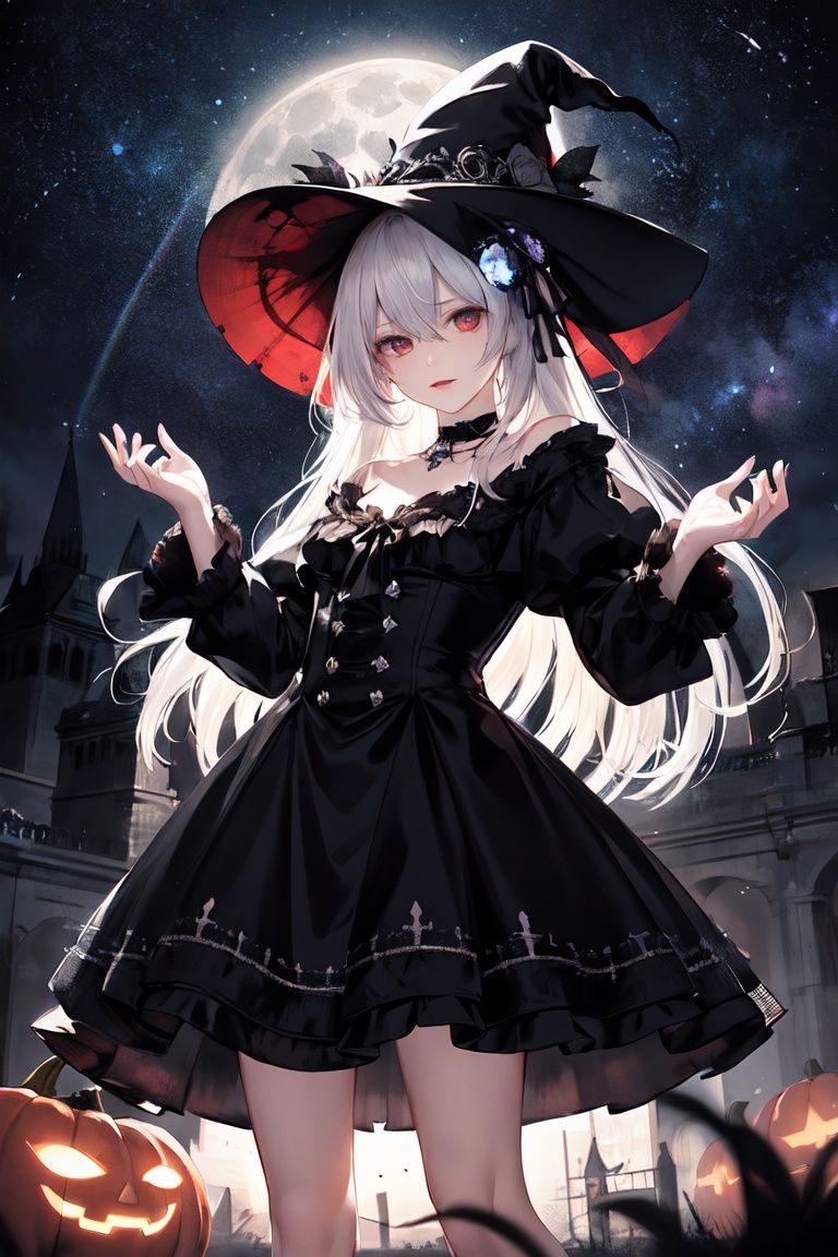  1 girl, Asian teenager, Halloween costume, masterpiece, best quality, ultra high res, highly detailed, psychedelic art (1.4), woman-demon (1.3), floating in dark mist (1.1), furry girl, anime furry women, (best quality), (masterpiece), (realistic), detailed, portrait, close up, young female, RAW photo, UHD, DSLR, rainbow hair, high quality, realistic, photo-realistic, dreamlike art, lens flare, upper body, looking at viewer, animal focus, furry, wolf fursuit, cute, kawaii, lovely, fur, fur head, wolf head, narrow waist, wolf ears, black choker, blush, paw, paw shoes, rainbow clothes, stunning gradient colors, no watermark signature, detailed background, woods, small lake with island, insanely detailed, visually stunning, wicked, hypnotic, alluring, cowboy shot, intricate, perfect shading, veil, beautiful, award-winning illustration, cosmic space background, ethereal atmosphere, ultra quality, beautiful girl, cosmic concept, rainbow strings, rainbow skin, rainbow bloody veins growing and intertwining out of the darkness, nailed wire, oozing thick blue blood, sharp neon, veins growing and pumping blood, vascular networks growing, green veins everywhere, yin and yang, glowing space, glowing stars, infinity symbol, dynamic pose, flying pose, glowing body, rainbow aura (1.1), beautiful angel, clockwork, lightning, majestic, breathtaking, guangying on face, jack-o'-lantern, witch hat, spider web, bats, haunted mansion, graveyard, full moon, eerie night sky, trick-or-treat bag, candy corn, spooky decorations, ghostly apparitions, pumpkin patch, creepy crawlies, scarecrow, witches' brew, cauldron, black cat, gothic elements, supernatural powers, magical spells, spellbinding enchantment