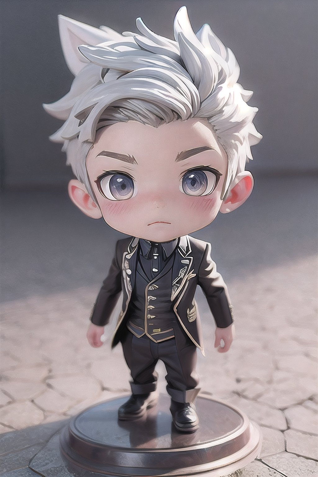 Realistic,  Handsome Men,  3D Chibi Figure on Tensor.Art