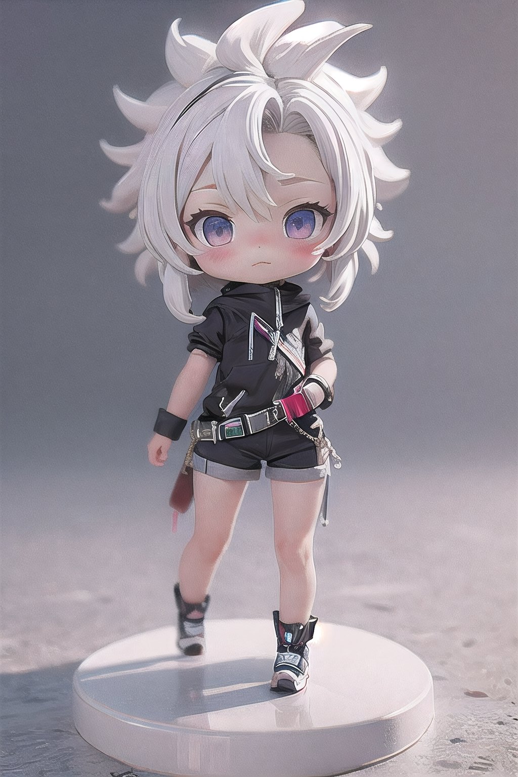 Realistic,  Handsome Tomboy,  3D Chibi Figure on Tensor.Art