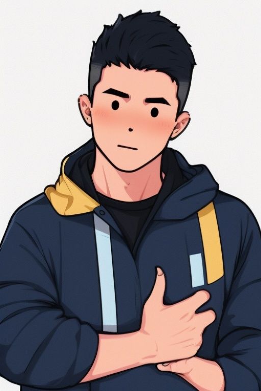 1boy,masterpiece,best quality,male focus, bust,looking at viewer, white background