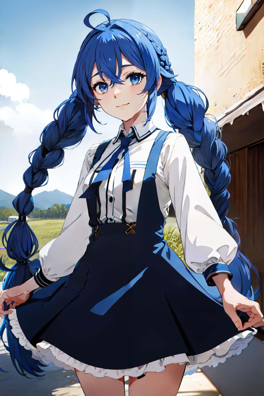 1girl,  Roxy Migurdia,  blue eyes on Tensor.Art