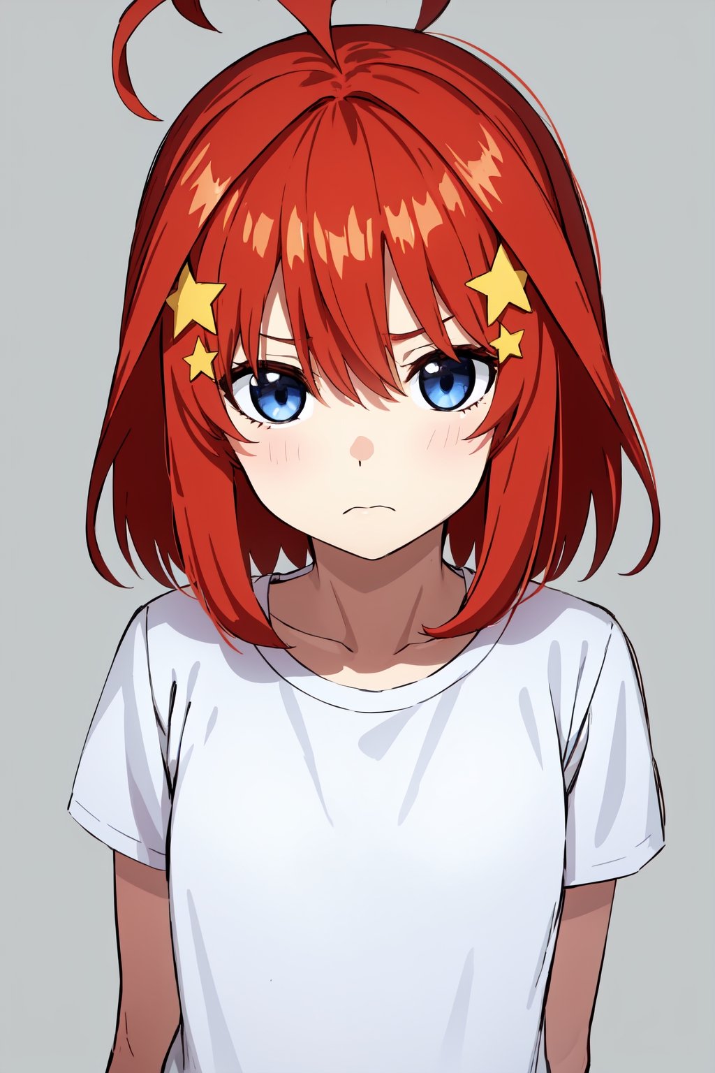 itsuki nakano,  bangs,  blue eyes on Tensor.Art
