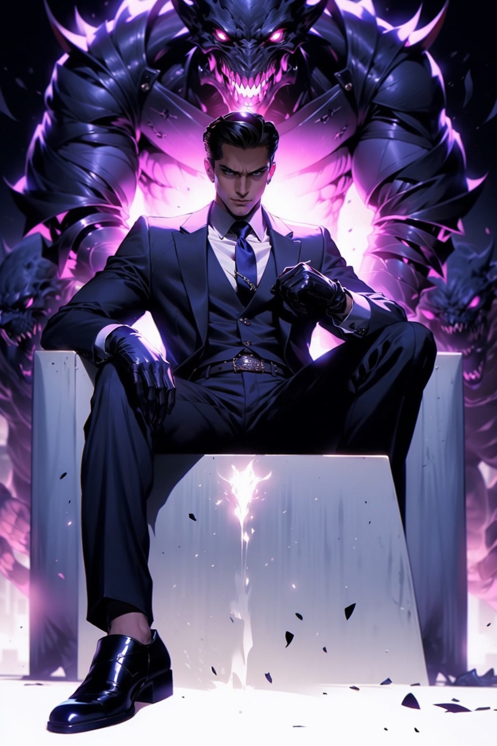 EpicGhost,  solo,  looking at viewer on Tensor.Art