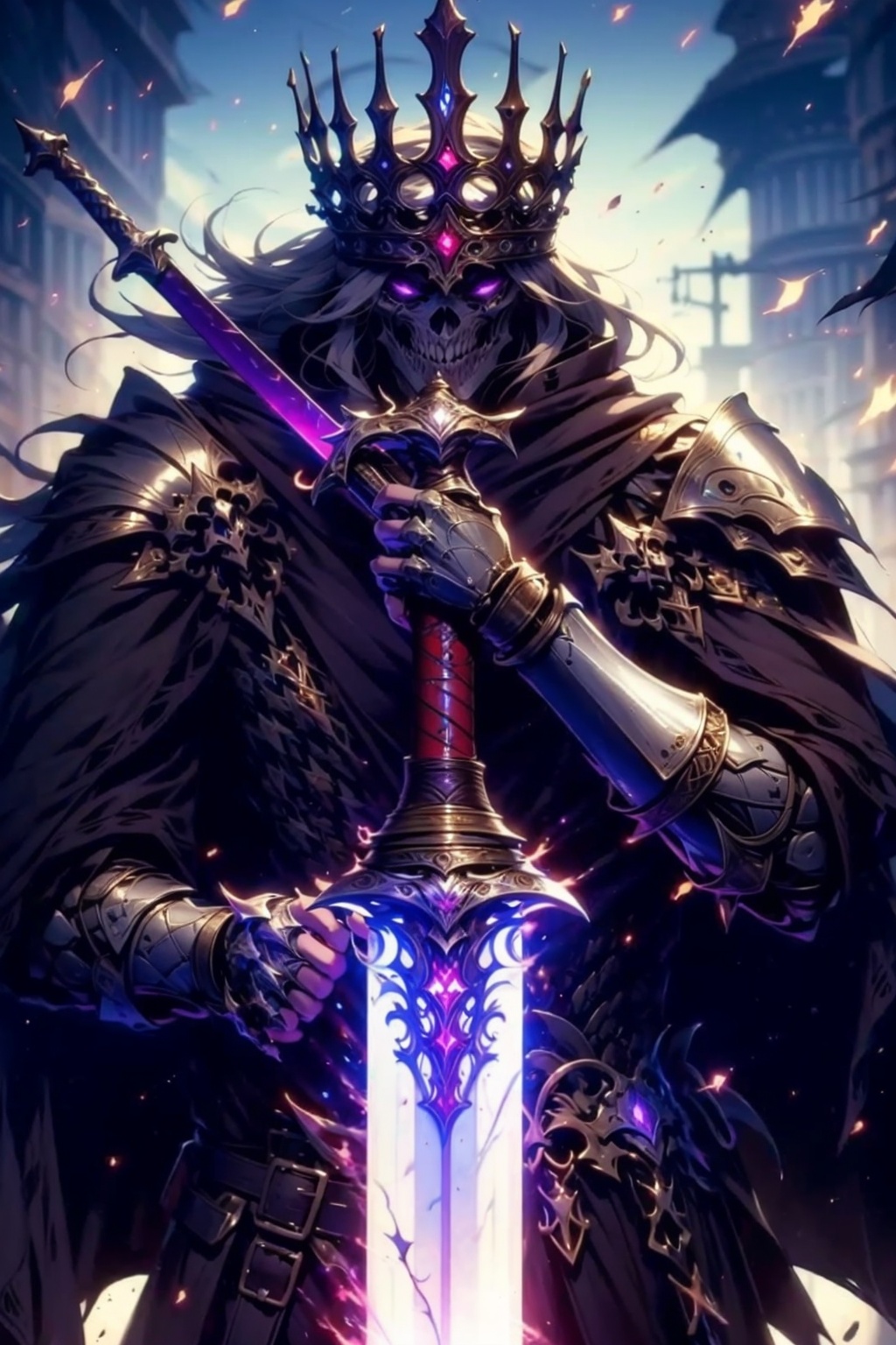 EpicGhost,  solo,  long hair on Tensor.Art