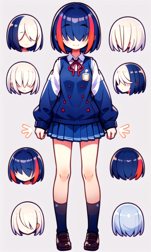 Hair over Eyes by Pictureza on Tensor.Art