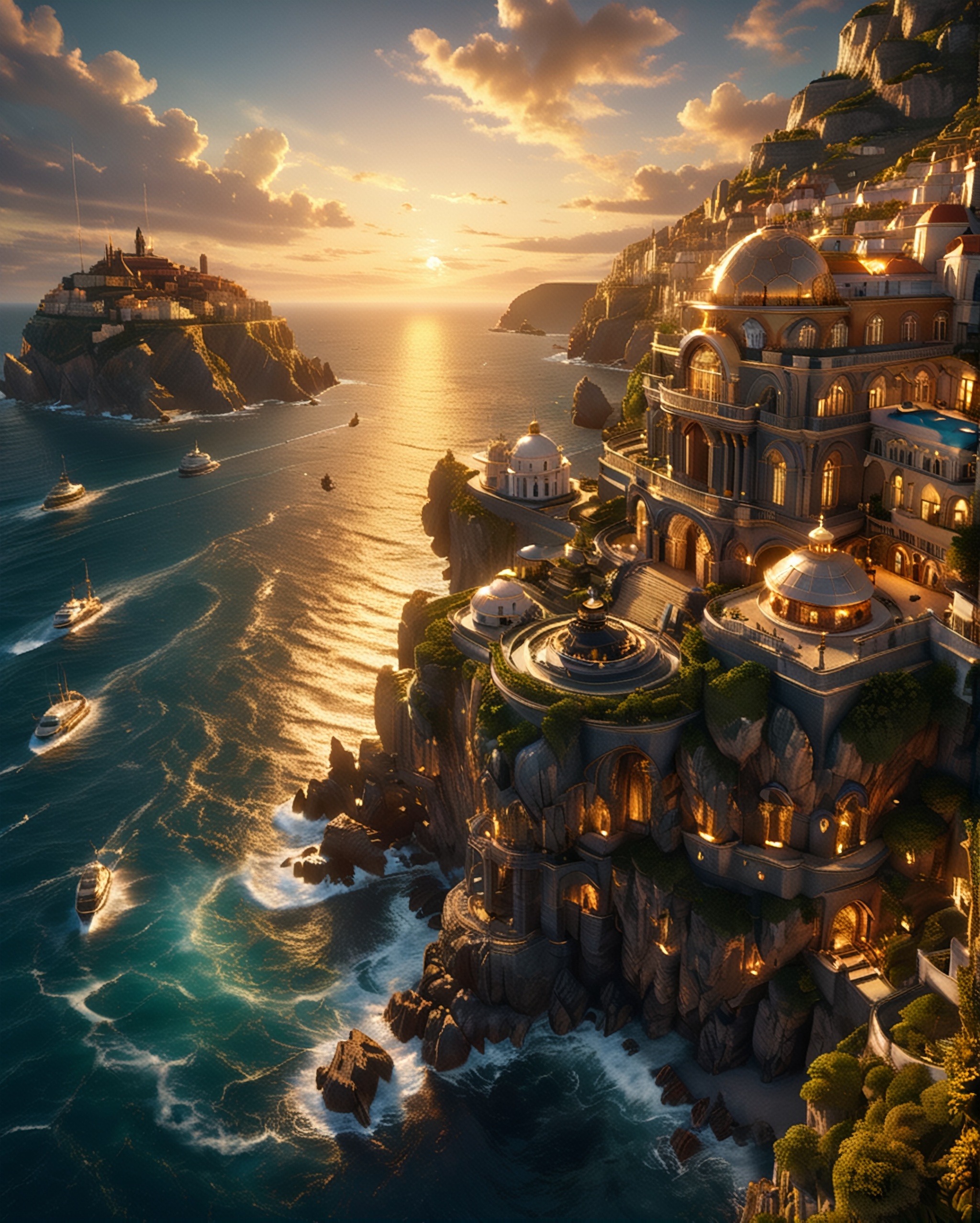 Ultra realistic,  realistic,  Carm sea sunset on Tensor.Art