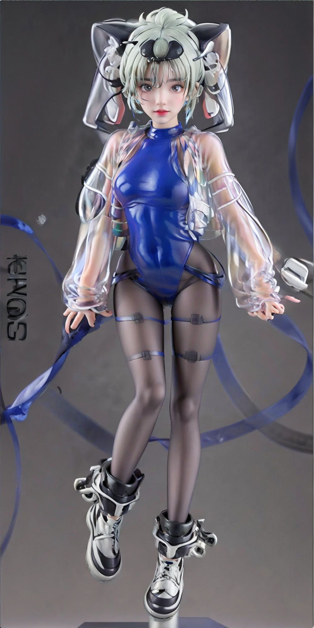 1girl,see-through jacket, catsuit, full frontal, 