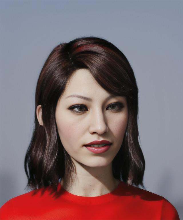 a face portrait photo of a skinny attractive jewish junemodel woman on Tensor.Art