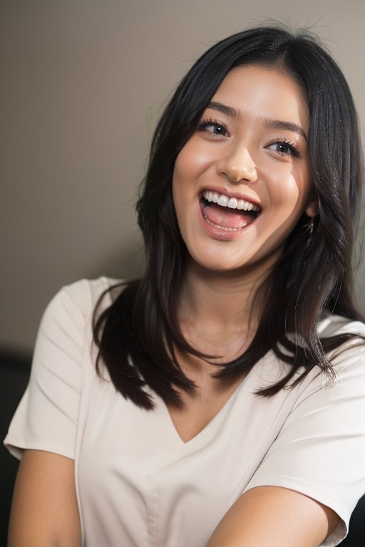 hair,  studio background,  22 year old woman on Tensor.Art