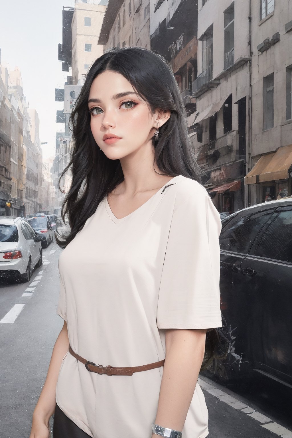 1girl,  young pretty white girl,  hot top model on Tensor.Art