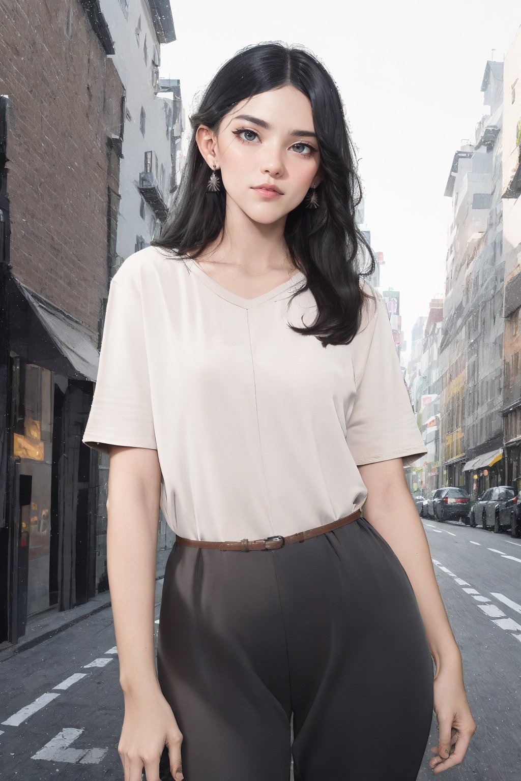 1girl,  young pretty white girl,  hot top model on Tensor.Art