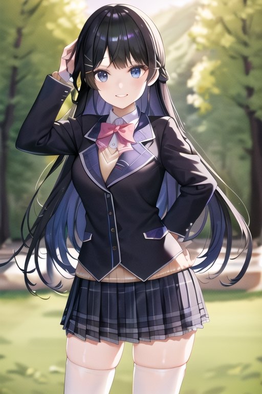 tsukino mito,  long hair,  virtual youtuber on Tensor.Art