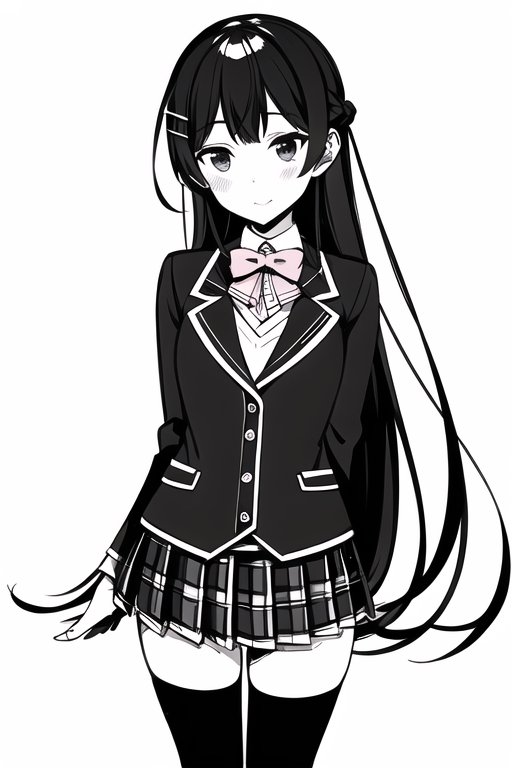 tsukino mito,  long hair,  virtual youtuber on Tensor.Art