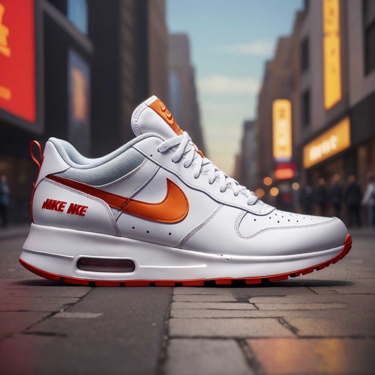 (Design concept sneakers) that exude the (commercial style) with a focus on (cinematic and photorealistic) presentation. These sneakers are more than footwear; they're a work of art, ready to shine in any advertising or promotional material.