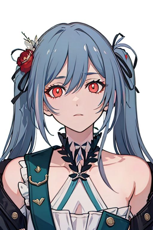 (masterpiece:1.3),(the best quality:1.2),(super fine illustrations:1.2),(Masterpiece),high quality,high detail,(white background:1.2),looking at viewer,(SOLO:1.4),outline,simple background,<lora:阿识-双马尾:0.8>, dress,long hair,bright pupils,high heels,symbol-shaped pupils,black jacket,jacket,hair flower,boots,hair ribbon,choker,thighhighs,striped,red eyes,hair ornament,very long hair,twintails,white dress,hair between eyes,off shoulder,bare shoulders,