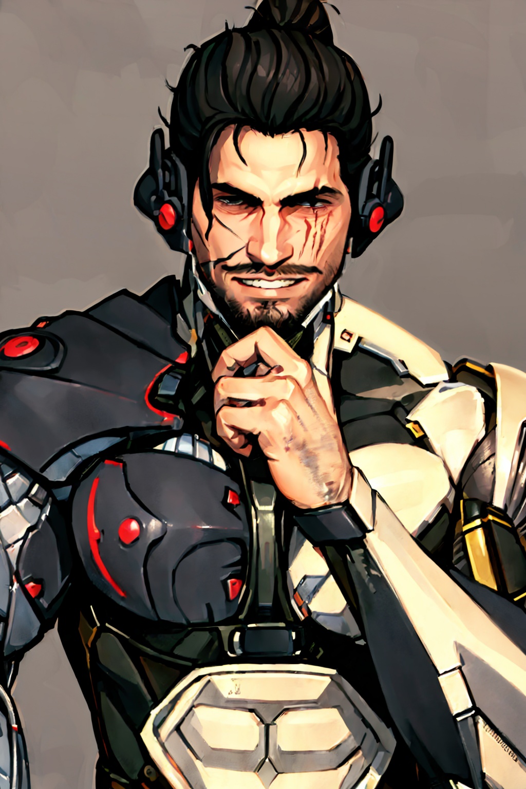 solo,  male focus,  1boy on Tensor.Art