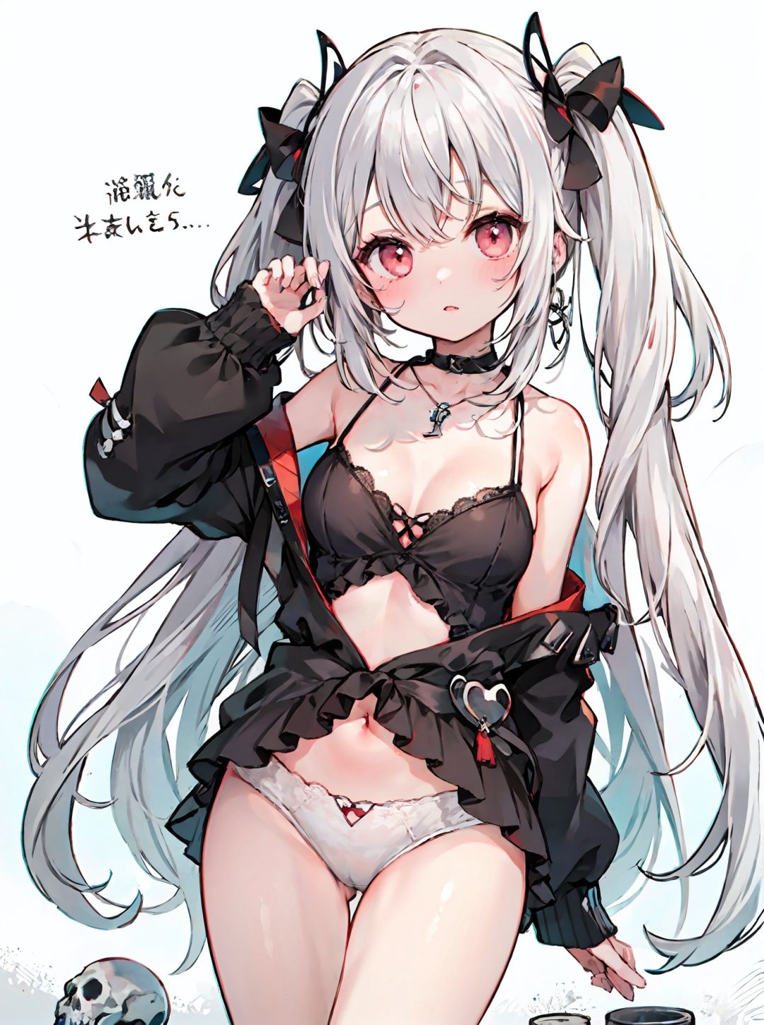 1 girl,  Ghost Bride,  with terrifying eyes on Tensor.Art