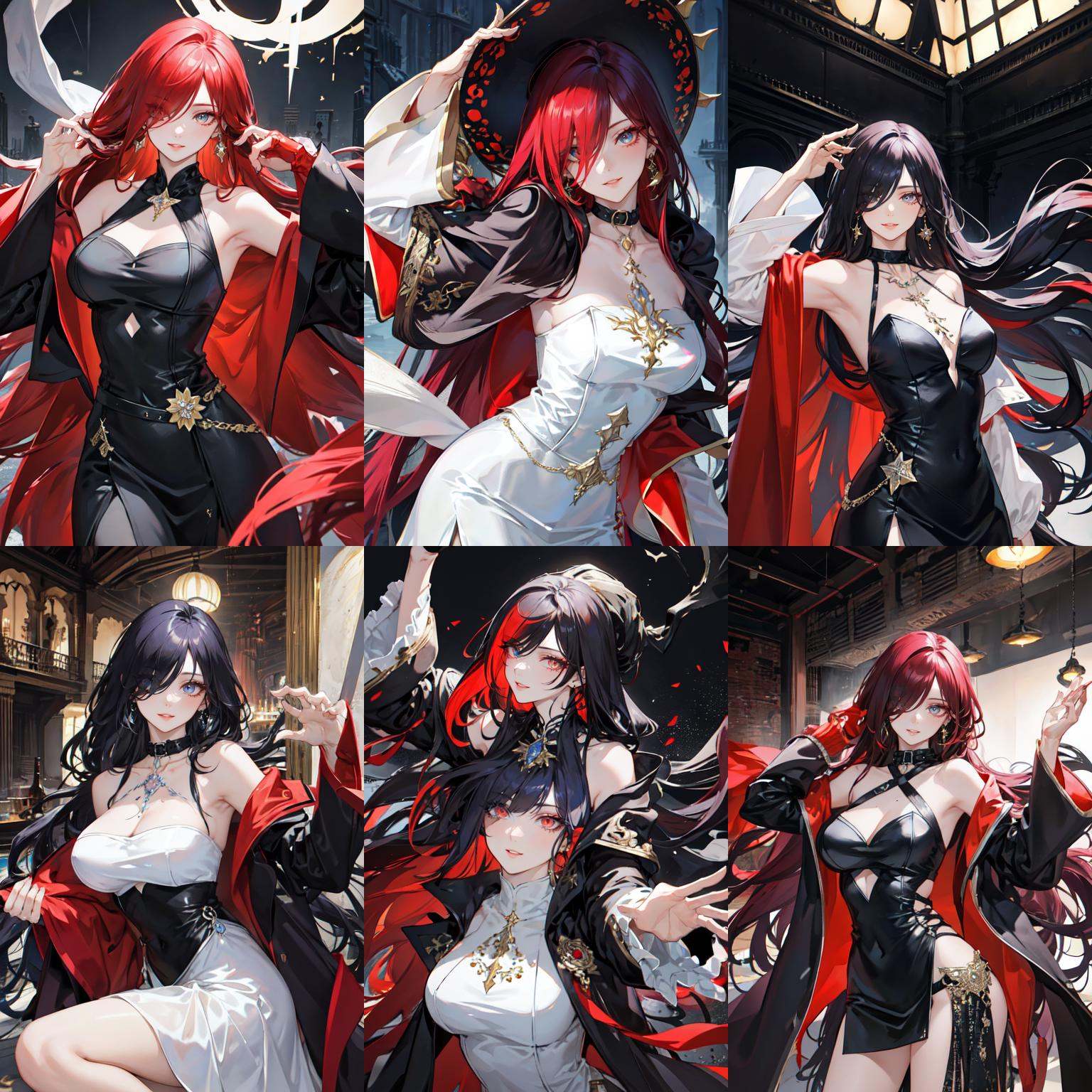(otherworldly, otherworldly atmosphere, otherworldly appearance), highly insanely detailed, masterpiece, top quality, best quality, highres, 4k, 8k, RAW photo, (long_hair, long hair), collar, earrings, jewelry, (random colors cloth, random colors hair, random long hair, dynamic hair, glowing hair), long hair, eyeliner, makeup, hair over one eye, (dynamic pose), (dynamic weather), 1girl, Silk coats, sexy poses, Brilliant light, upper body, eyelashes, bare shoulders, jewelry, realistic, parted lips, breasts, <lora:时尚服装LORA_v1.0:0.7>, (smiling at viewer), (fantasy world)