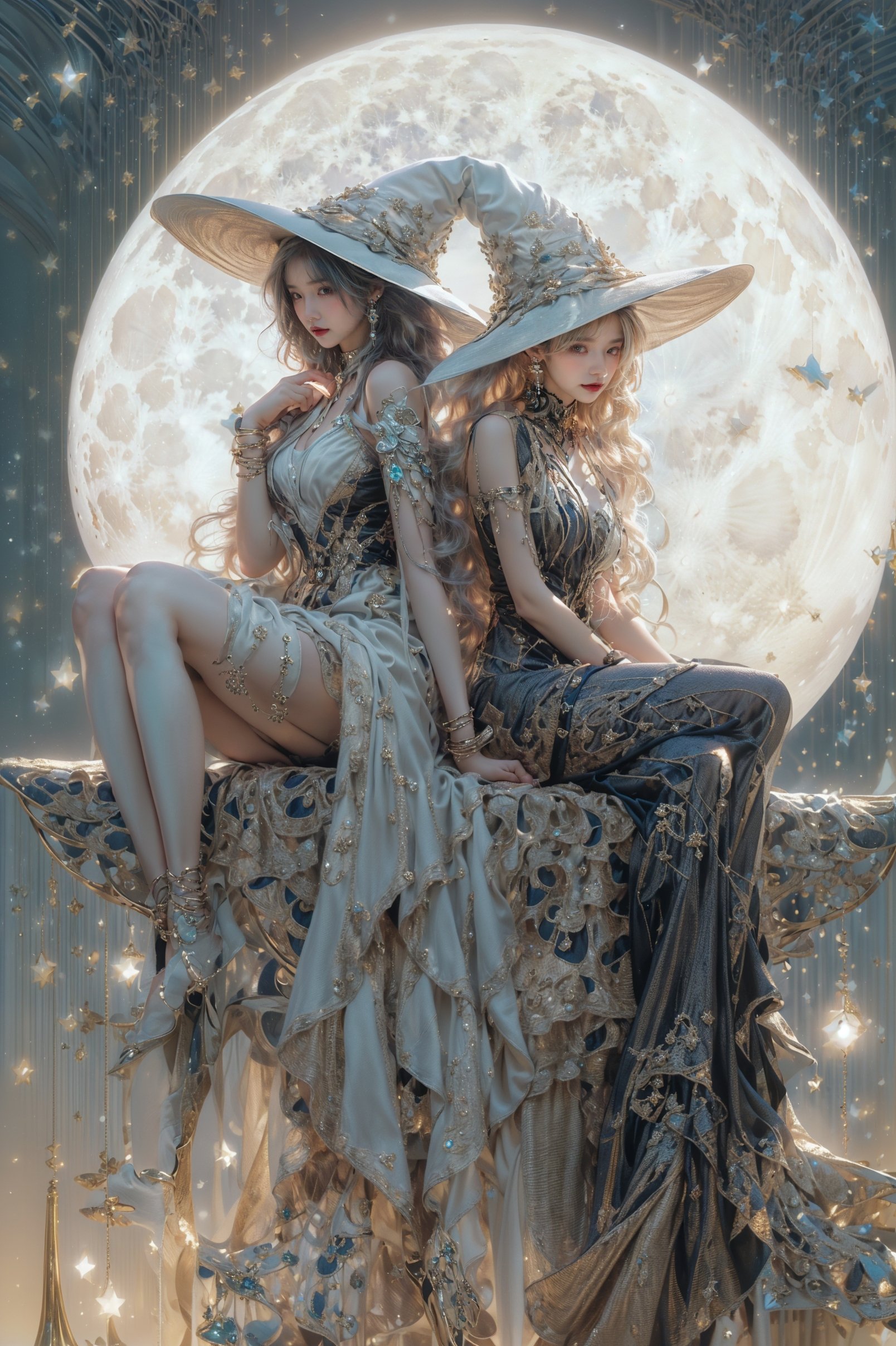 Moon Witch,  2gid,  witch hat on Tensor.Art