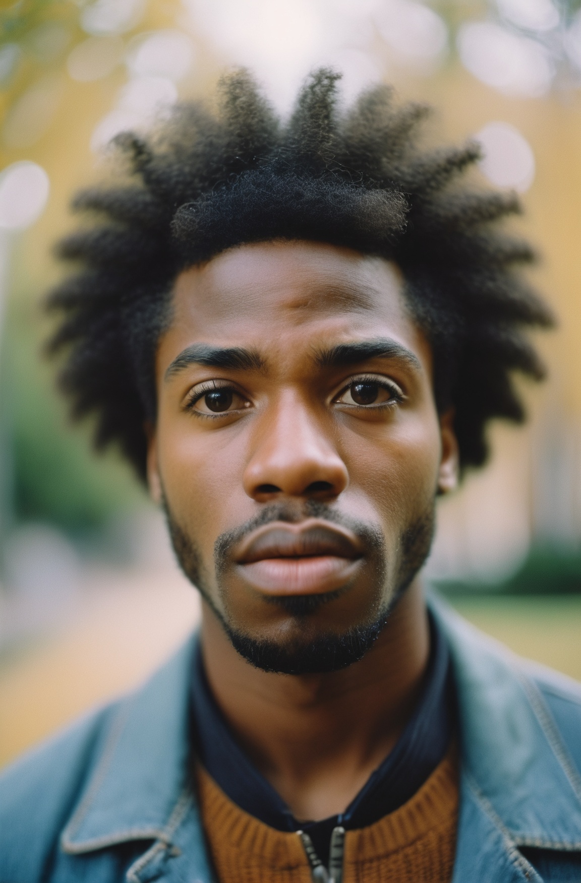 cinematic photo photograph,  Kodak portra 800,  25 y.o afro american man on Tensor.Art