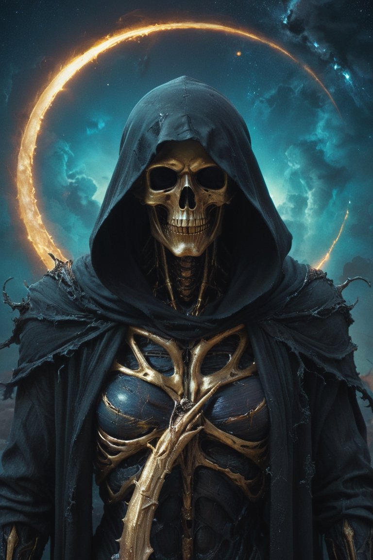 super detailed art photography,  Grim Reaper,  midnight aura on Tensor.Art